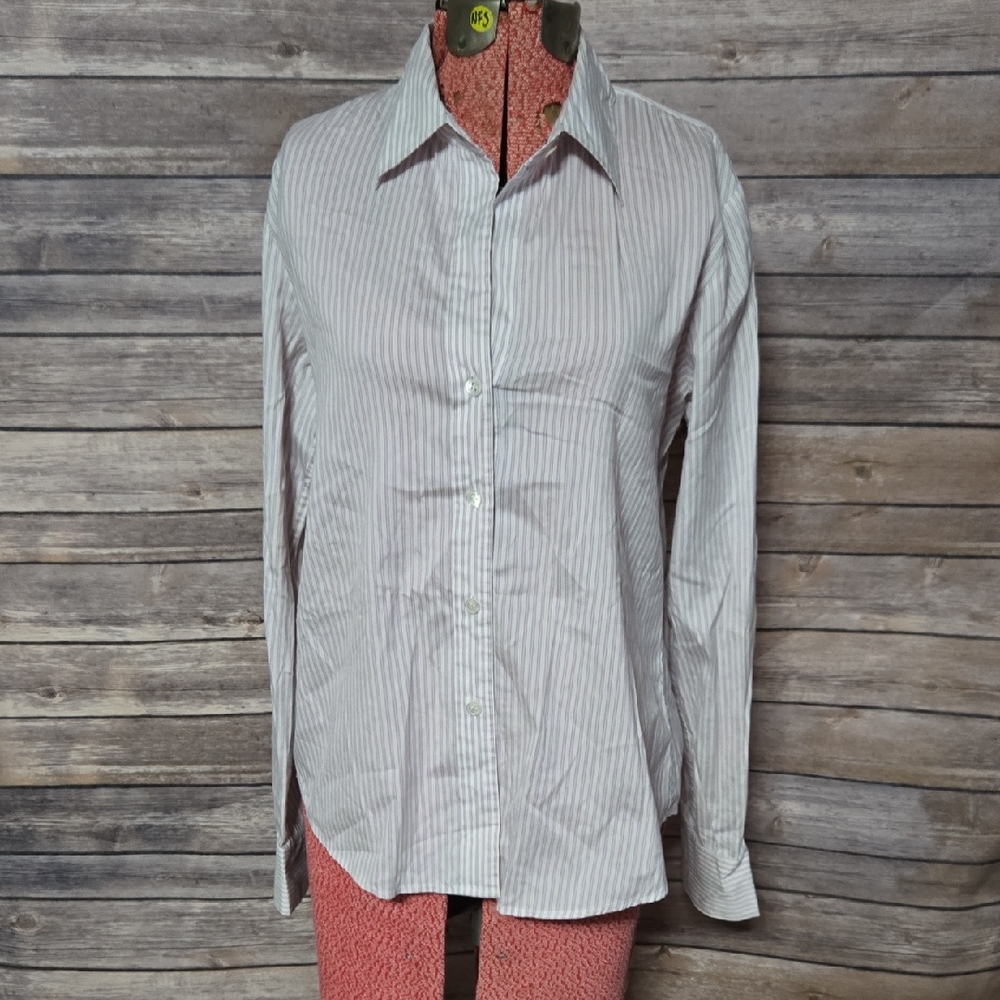 Theory Classic Striped Shirt